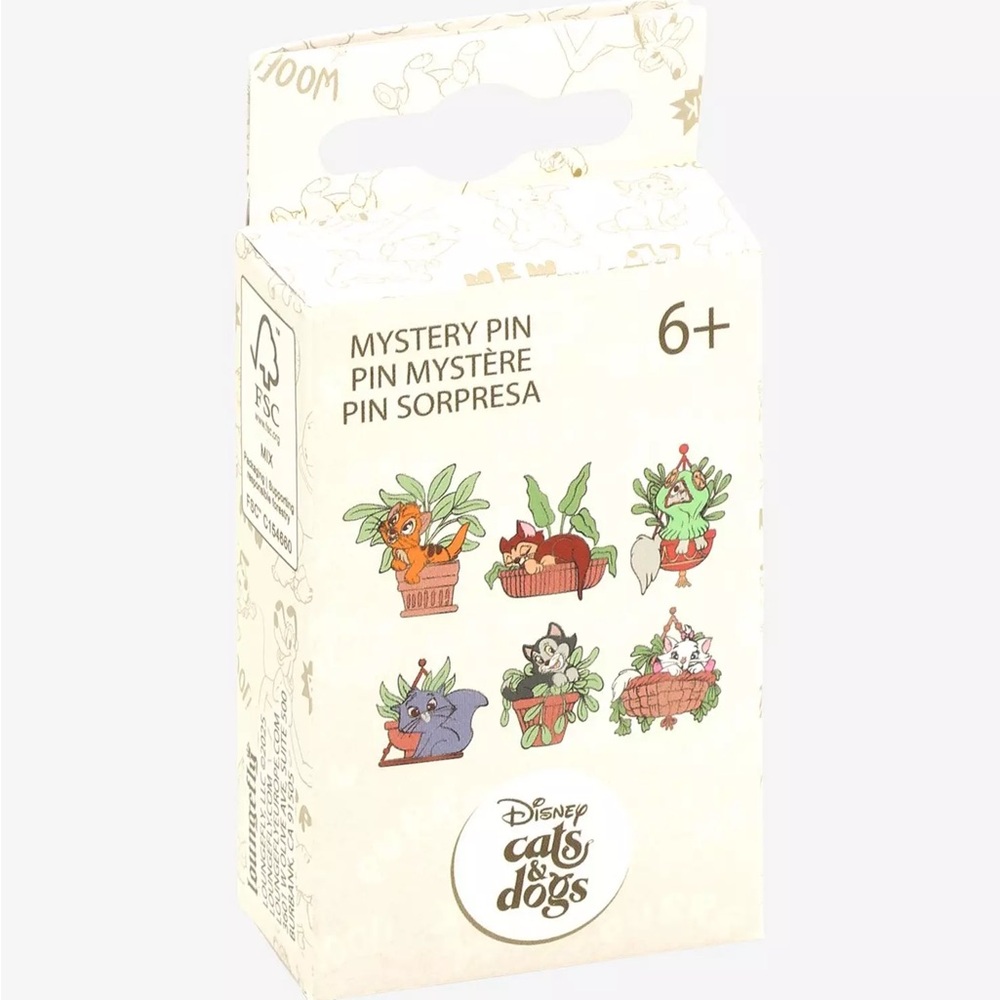 Loungefly Disney Cats Plants Blind Box Enamel Pin - Picture 1 of 4